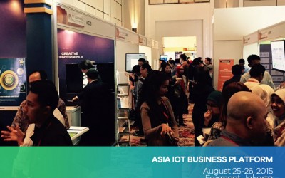 엔텔스 인도네시아 자카르타의 “Asia IoT Business Platform” 전시회 참여
